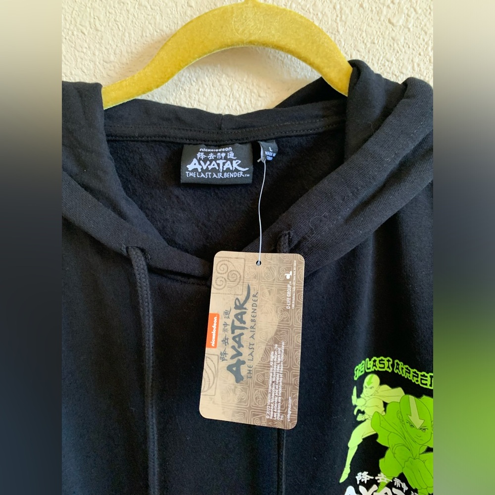 AVATAR The Last Airbender Black Hoodie NWT 🌴 - Picture 7 of 9